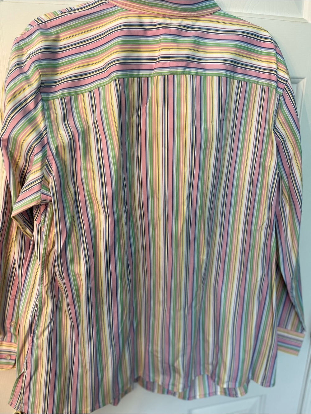 Lauren Ralph Lauren Multi-Color Striped Button-Down Long Sleeve Shirt 2X - Picture 2 of 3